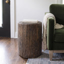 Arden Round Side Table – Walnut