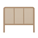 Asmara Teak & Rattan Headboard