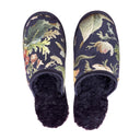 Avalon Noir Large Black Slippers