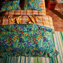 Babette Verdant Linen Quilt Cover