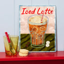 Barista Iced Latte Tile