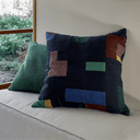 Barragan 55x55cm Cushion - Blue Black/Multi