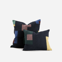 Barragan 55x55cm Cushion - Blue Black/Multi