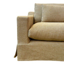 Belgian Wide Arm 3 Seater Sofa in Hampstead Tobacco