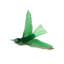 Bellbird Emerald Glass Wall Art