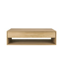 Bevelled Solid Oak Coffee Table