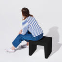 Black Concrete Seat