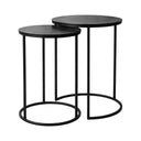 Black Nesting Table Set