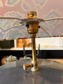 blue-earthenware-lamp-with-red-floral-shade-lighting_Little-and-Fox