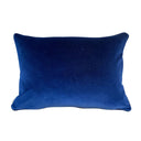 Blue Ember Flame 50x35cm Piped Cushion