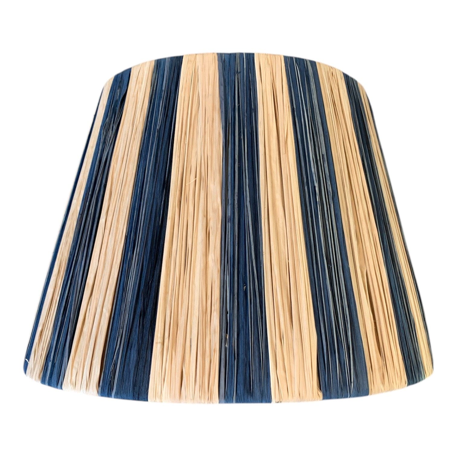 Blue Striped Pandan Cone Lampshade