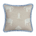 Bolo Plaster 55x55cm Fringed Cushion