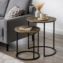 Brass Nesting Table Set