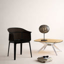 Bronze Top Blast Square Side Table