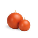 Burnt Orange Orb Candle