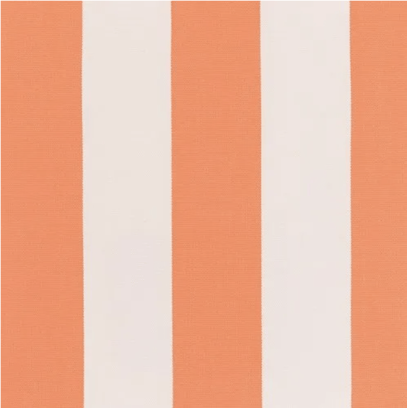 Cabana Orange Stripe Outdoor Fabric