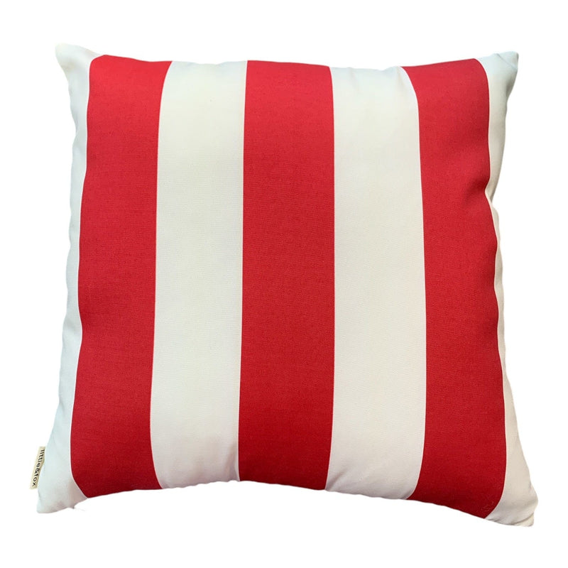 Cabana Red Stripe 50x50cm Outdoor Cushion