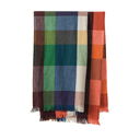 Cabin Wool Blanket Spirulina/Multi