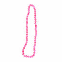 Candy Pink Beaded Resin Necklace