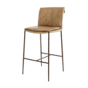 Carter Leather 75cm Barstool - Tan
