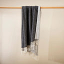 Casa Anthracite Wool Throw
