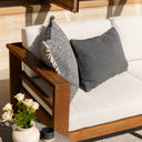 Clipper Steel Blue 40x60cm Outdoor Cushion