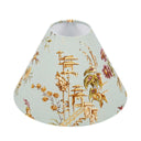 Cochinchine Gris Bleu 17" Vintage Cone Lampshade
