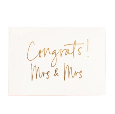 Congrats! Mr & Mrs Card