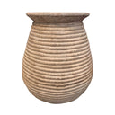 Corrugated Terracotta Pot