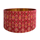 Crimson Ikat 20" Drum Lampshade