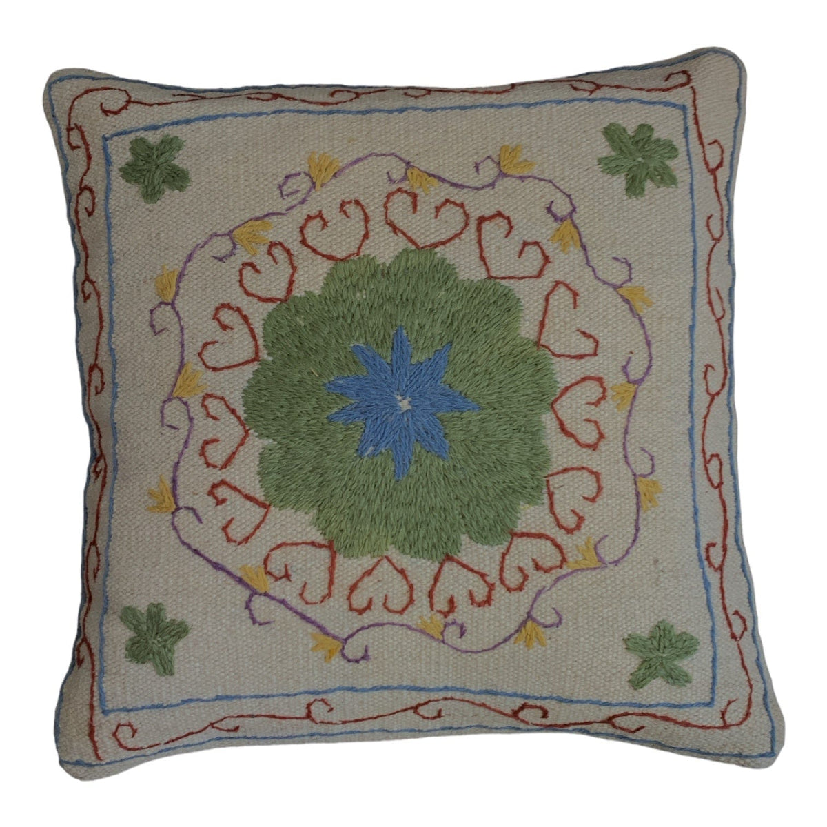 Dandelion Embroidered 48x48cm Cushion