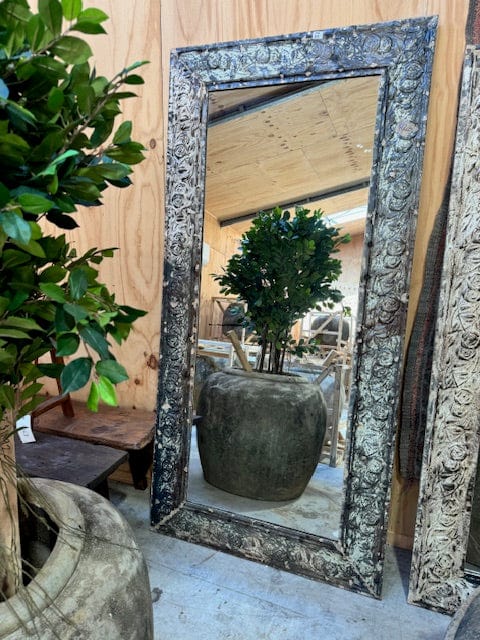 Decorative Silver Framed Mirror