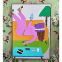 "Donna" (Currently Unemployed) Framed Painting