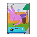 "Donna" (Currently Unemployed) Framed Painting