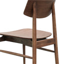 Wooden chair with a white background