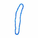 Electric Blue Beaded Resin Necklace