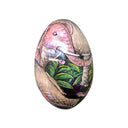 Elephant Friends Medium Handpainted Wooden Egg