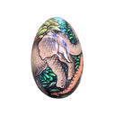 Elephant Party Medium Handpainted Wooden Egg