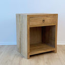 Elm 1 Drawer Bedside Table