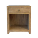 Elm 1 Drawer Bedside Table