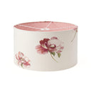 Embroidered Peonies 17" Drum Pendant Lampshade