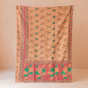 Emerald Paisley Kantha Quilt
