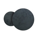 Ethnicraft Nesting Coffee Table Set - Charcoal Heavy Aged Mirror