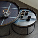 Ethnicraft Tray Nesting Coffee Table Set