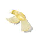 Fantail Citrine Glass Wall Art - Wings Down