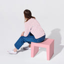 pink-concrete-seat_Little-and-fox