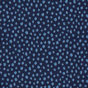 Fauna Navy Linen Fabric