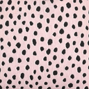 Fauna Pink Linen Fabric
