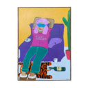 "Faye" (Anxious About Everything) Framed Painting