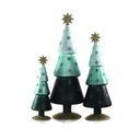 Festive Alpine Tree Set - Green